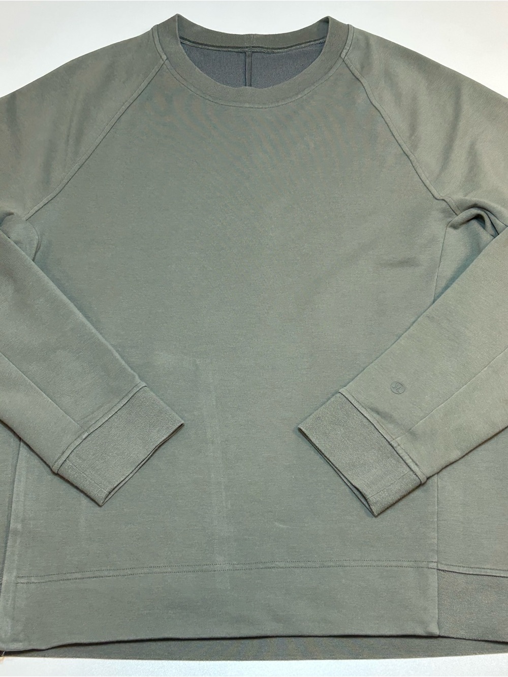 Lululemon Engineered Warmth Long Sleeve Crewneck Sweater Merino Wool Grey
